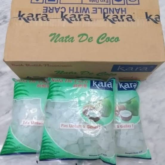 

Nata De Coco Kara 1 Dus Karton isi 6 bungkus x 1 kg / 1000gr x 6 pcs