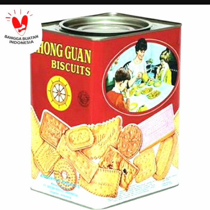

! khong guan assorted biscuit 1600gr / biskuit khong guan kaleng
