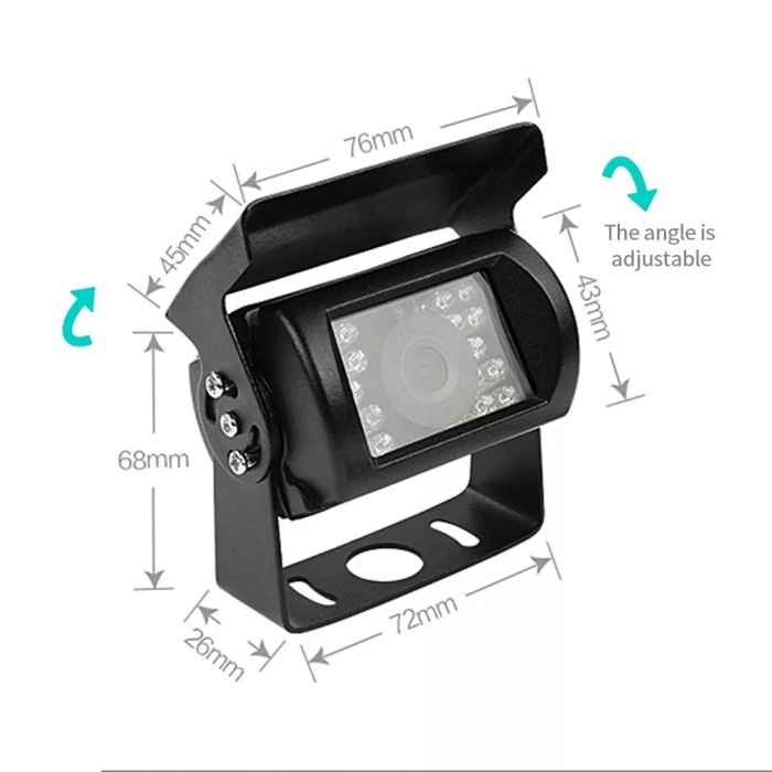 Banyak Dicari Kamera Parkir Mundur Truk Bus 24 Volt Rear Camera 24 Volt Truck Bus