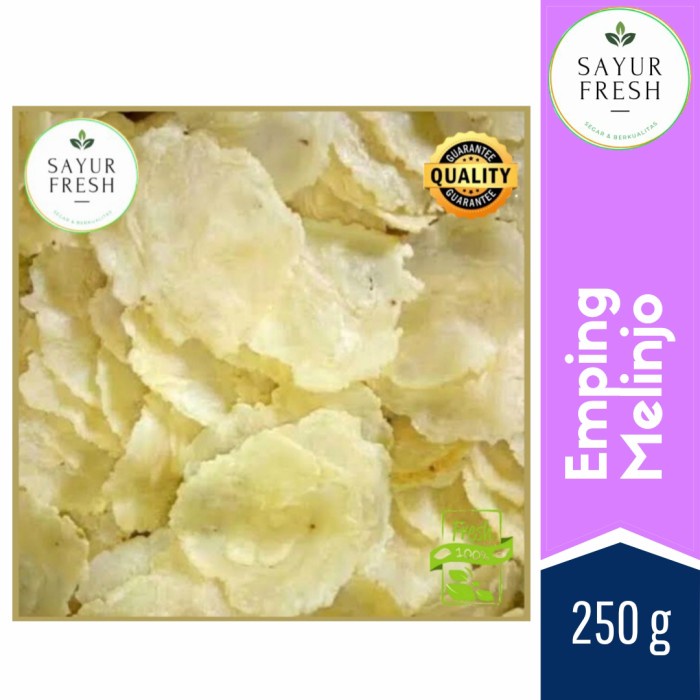 

emping melinjo mentah 250 gram