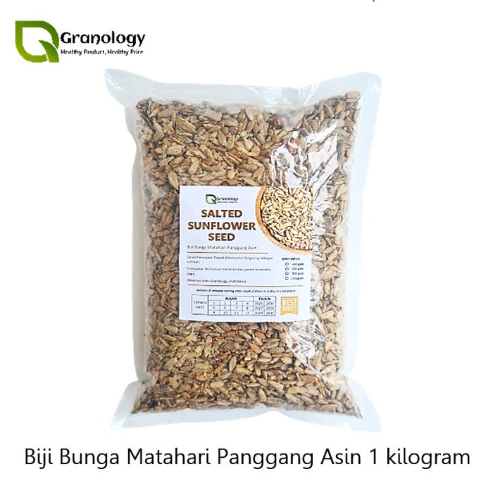 

Lightly Salted Sunflower Seed / Biji Bunga Matahari Asin (1 kilogram)