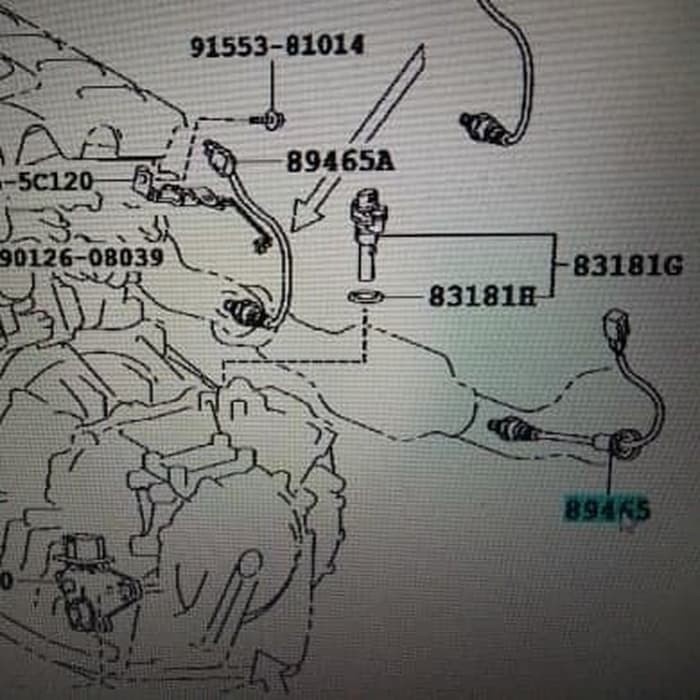 Terhemat Sensor Oksigen O2 Sensor Katalis Yaris New Vios Original 89465-52370