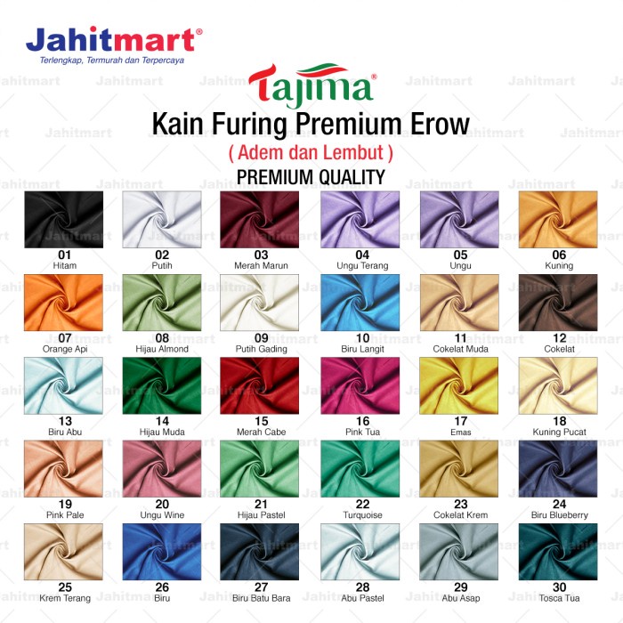 MNTB" KAIN FURING PEMIUM EROW MERK TAJIMA