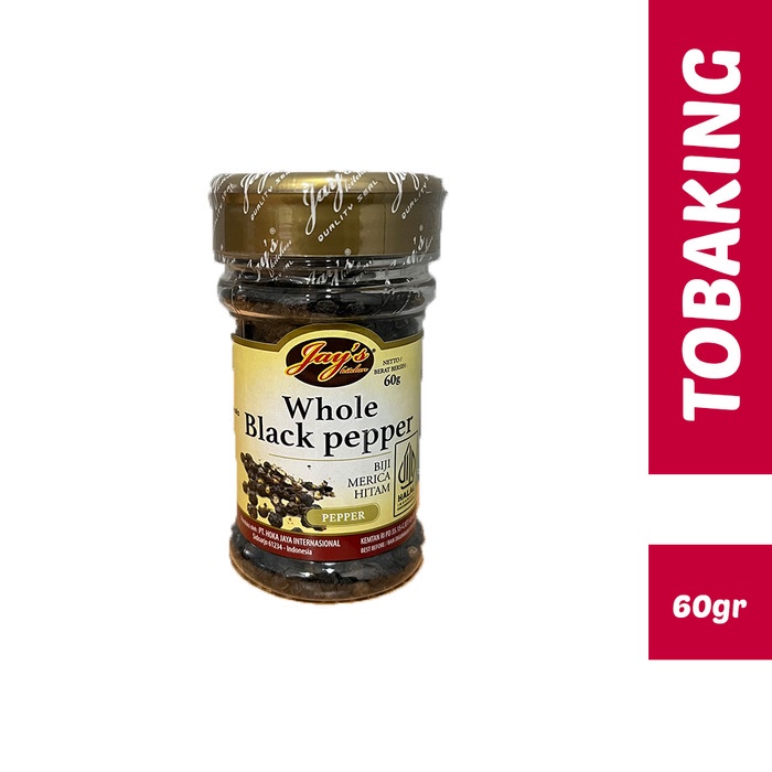 

Sale Terbatas Jay'S Black Pepper Whole Lada Hitam Biji Jays Jays Lada Hitam Aman