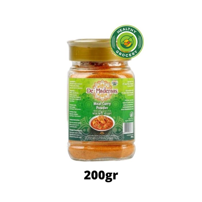 

Promo Terbatas De'Maderaas Garam Masala 200Gr / Meat Curry Powder / Demaderas Aman