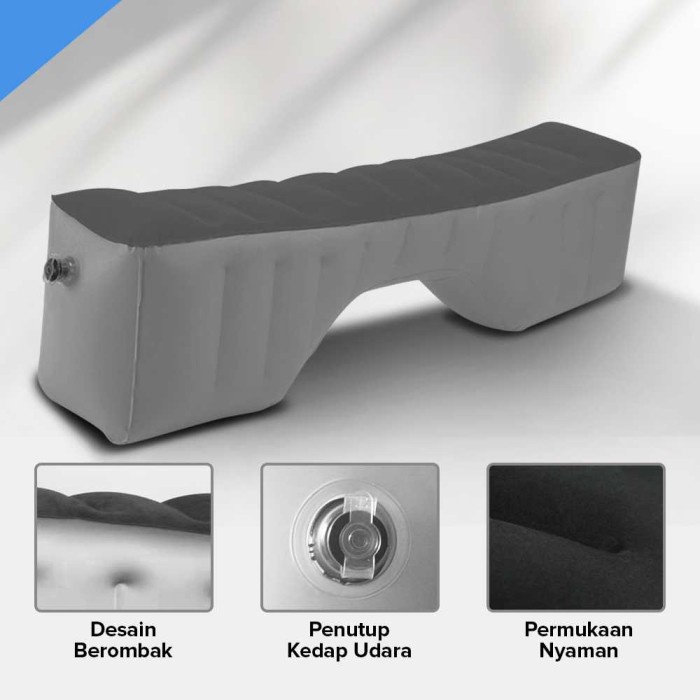Bantal Kasur Angin Penyangga Kaki Bantalan Celah Kursi Belakang Mobil