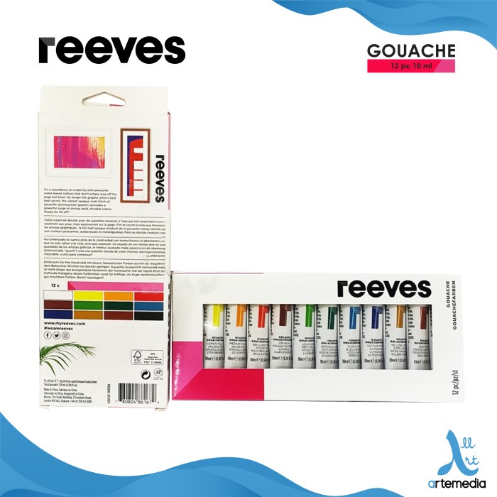 

TERLARIS Cat Guas Reeves Gouache Paint Color Tube Set