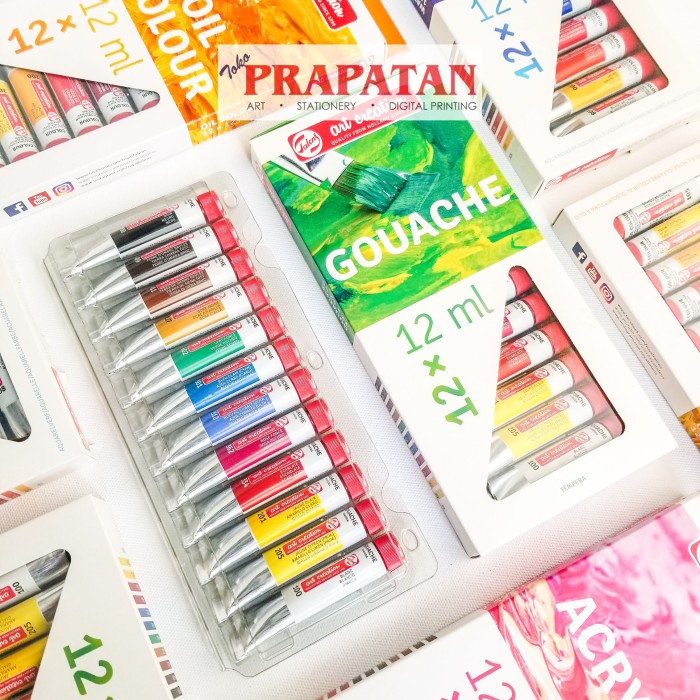 

TERLARIS Talens Gouache Colours set 12x12ml / Cat Gouache Talens