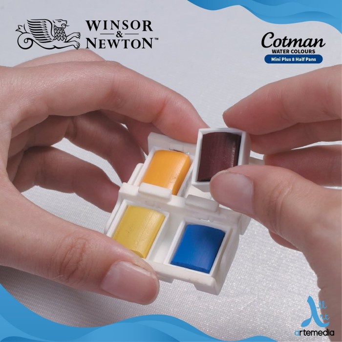 

TERLARIS Cat Air Winsor & Newton Cotman Watercolor 8 Half Pan Mini Plus