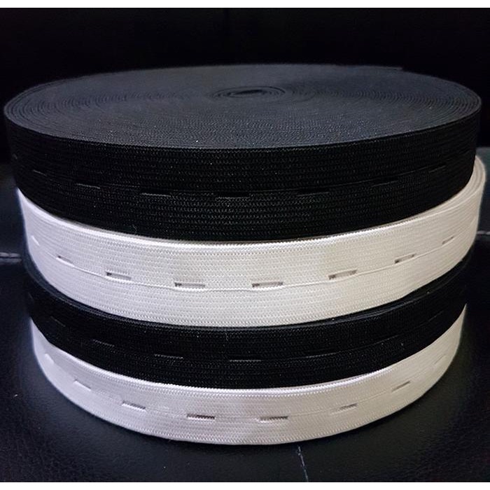 KARET ELASTIS LUBANG HITAM LEBAR 1" (2.4 CM)