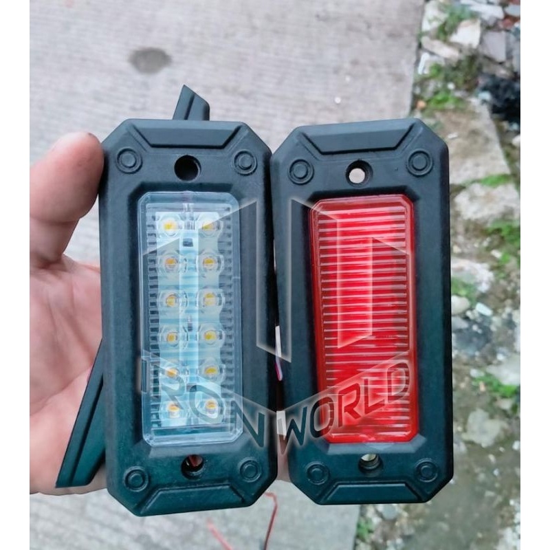 Lampu Led 12 Mata Lampu Towing Bemper Variasi Lampu Towing Bak Truk Dan Lainnya