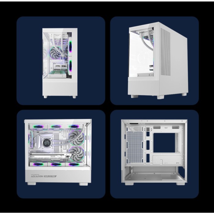 Casing PC Gaming Armaggeddon Aquaron Duplex Pro m-Atx