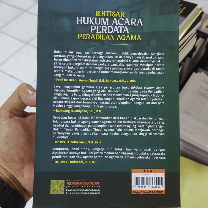 

SALE !!! BUKU IKHTISAR HUKUM ACARA PERDATA PERADILAN AGAMA ORIGINAL READYY
