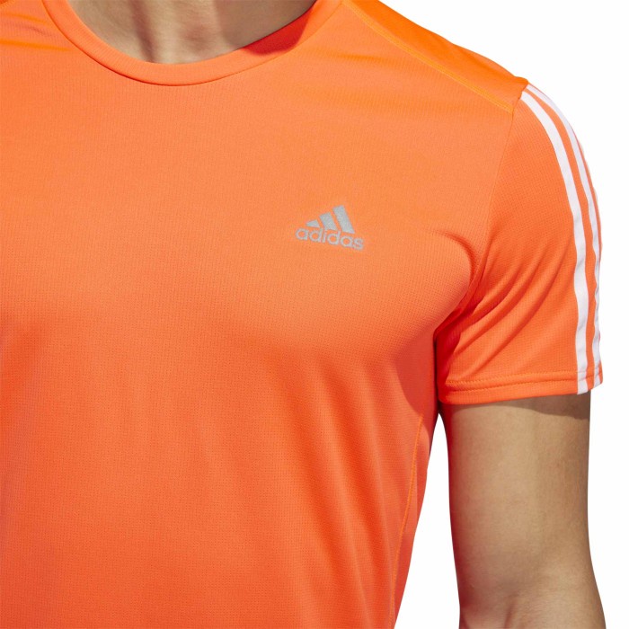 Terbaru Baju Lari AdidasRun It 3-Stripes TeeOriginal