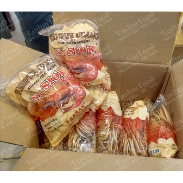 

[dch] - Kerupuk Udang / Shrimp Crackers Oval Ny Siok - TanlimFood