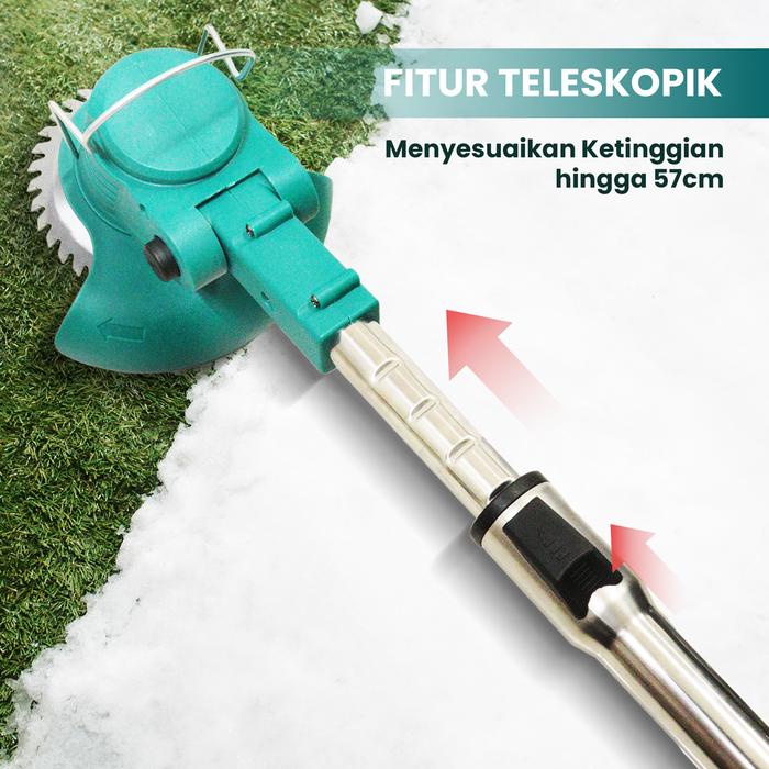 Mesin Potong Rumput Baterai Cordless Mailtank SH226 12volt Gress Trimmer Berkualitas