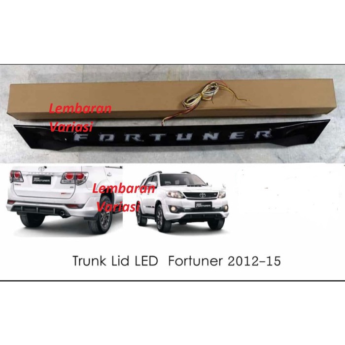 Trunklid Trunk Lid Led Belakang Toyota Grand Fortuner 2012 - 2015