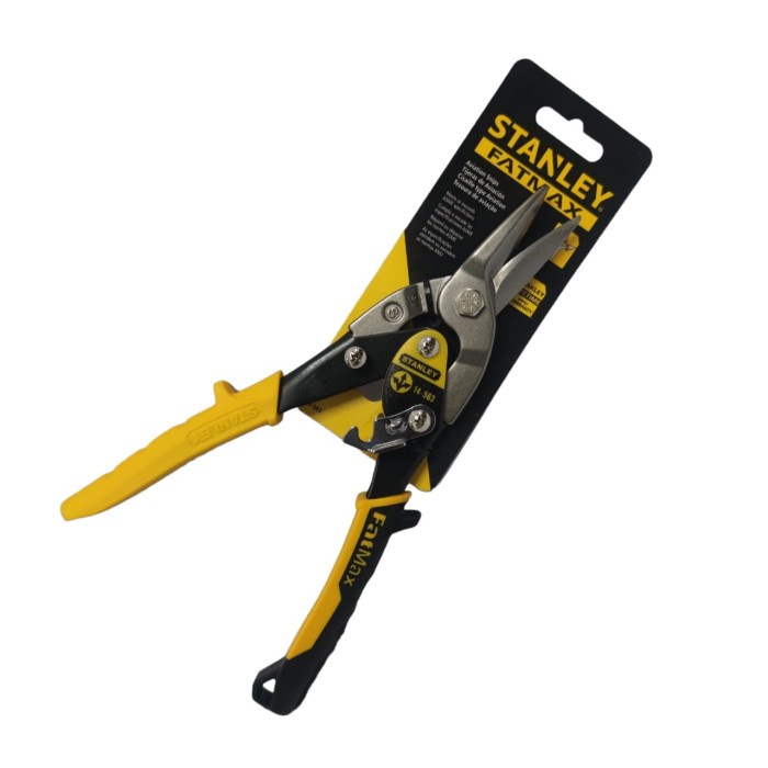 Gunting Baja Ringan 10" STANLEY (Lurus)(Gunting Holo/Plat/Seng)