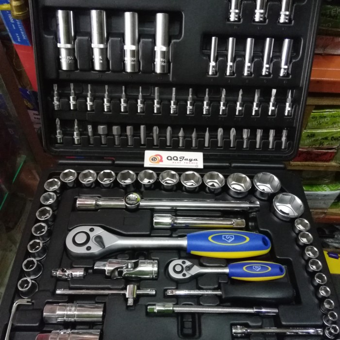 Kunci sok set 94 pc American tool - Paket komplit 4 - 32 mm