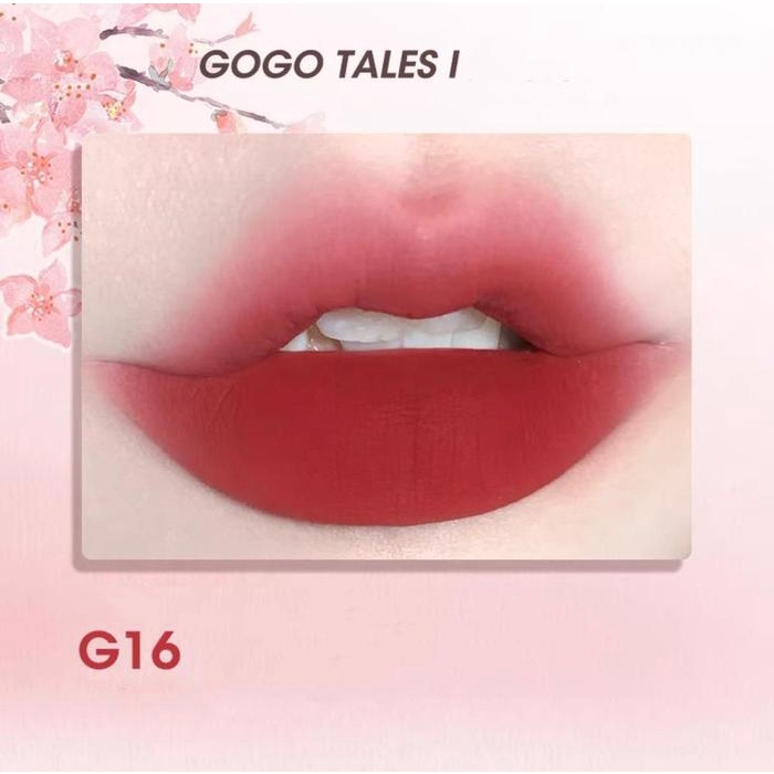 Gogo Tales After Glow Thin Mud-Like LipCream Melembutkan Good Quality