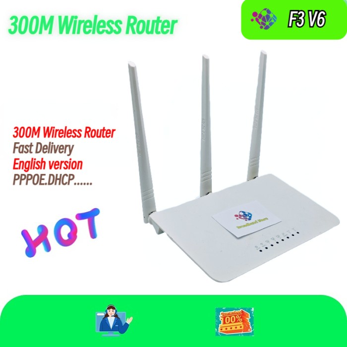 [BestSeller] 300M ROUTER BEKAS TENDA F3 V6 RT/RW (English Firmware Version)