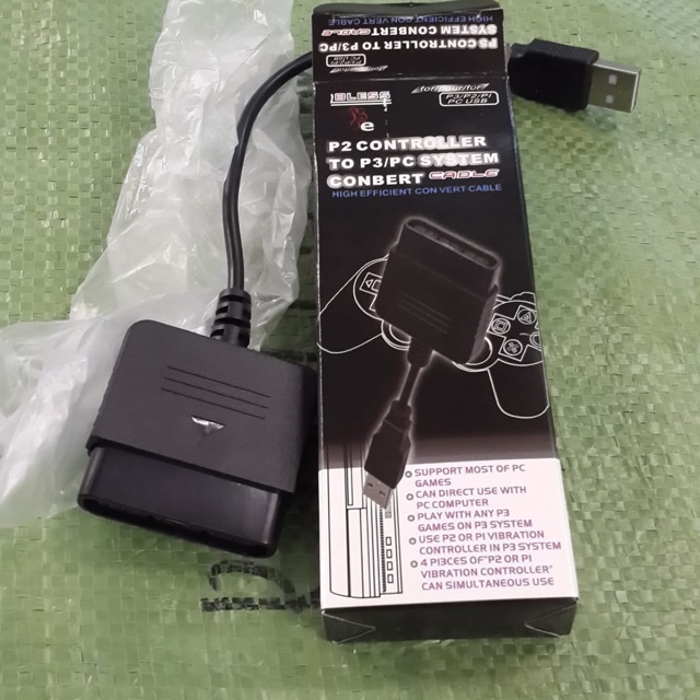 Converter stik ps2 ke ps3 /konverter stik single dragon ps3/usb stik ps2 to pc -new