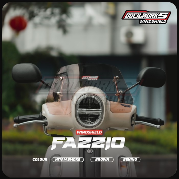 windshield yamaha fazzio visor fazzio fazzio windshield Fazzio