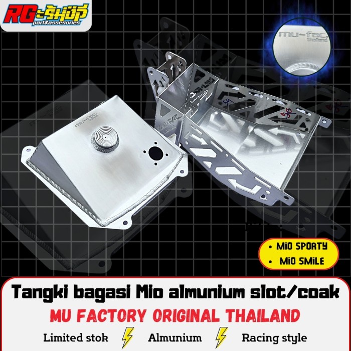 Tangki Box Bagasi Coak Mio Sporty Smile Almunium Mu factory Thailand
