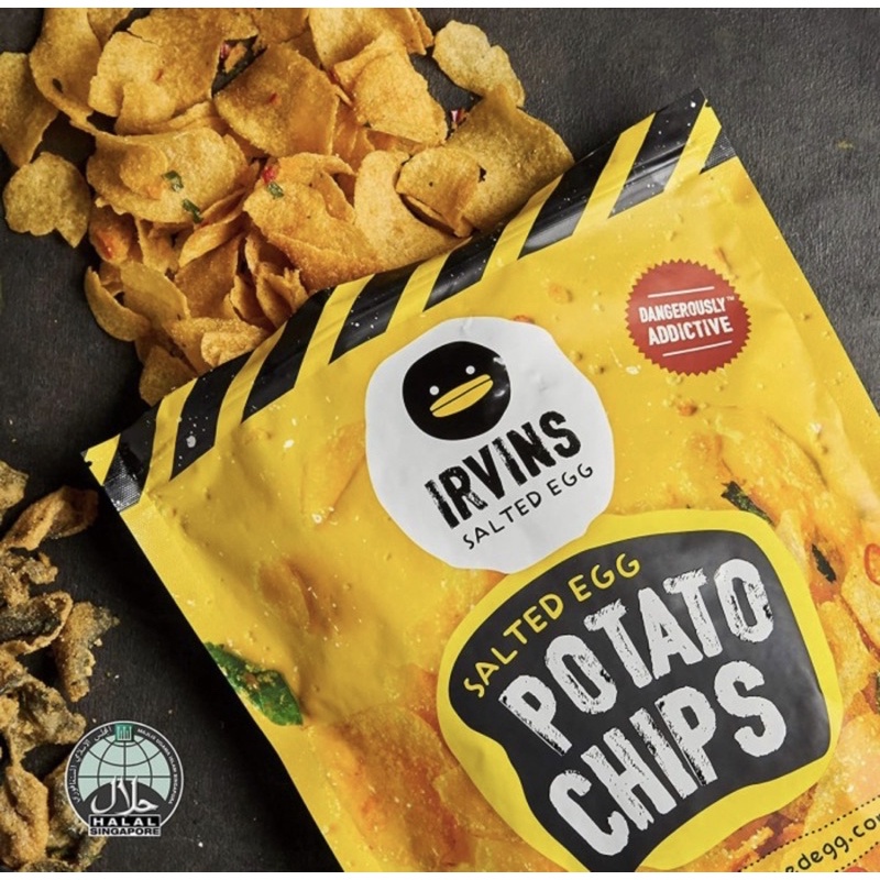 

A Irvins Salted Egg Potato Chips Small (95 Gr)