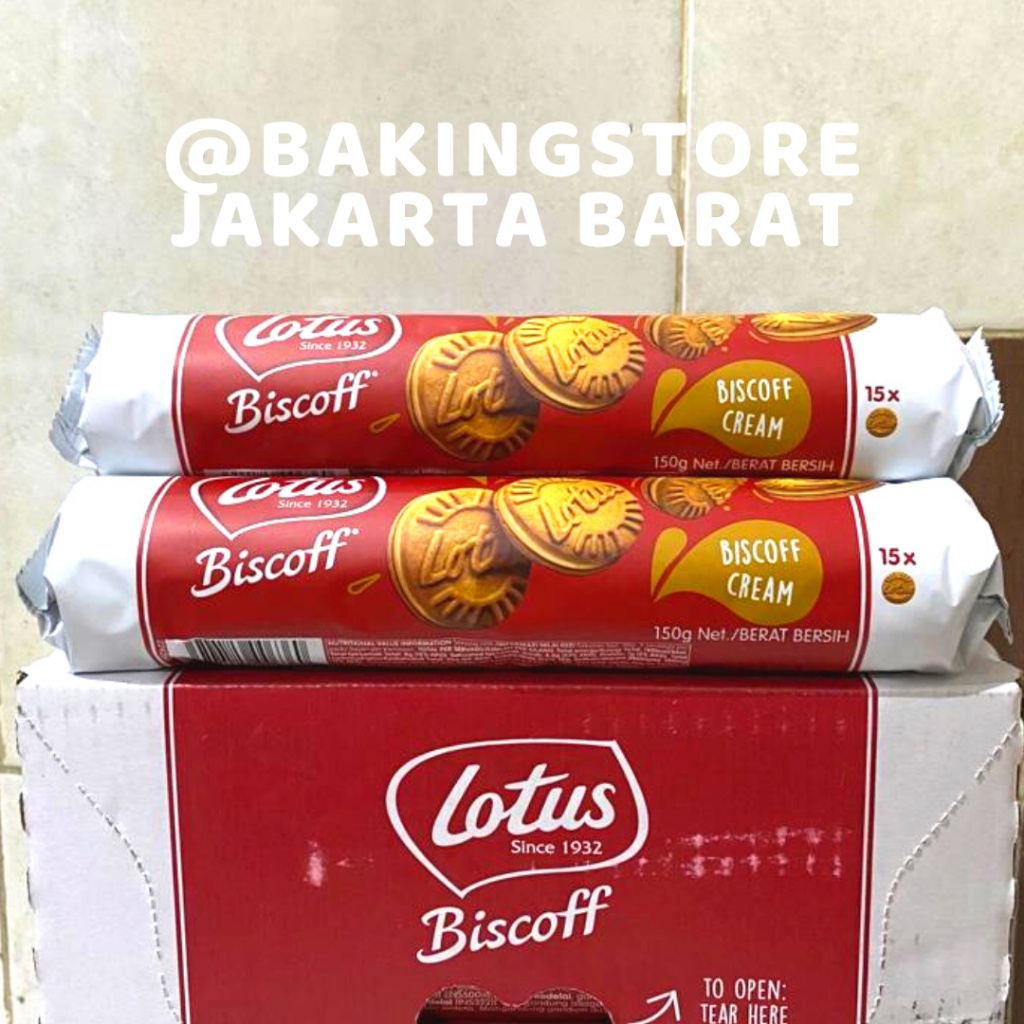 

A Lotus Biscoff Sandwich Biscuits Cookies 150 Gr