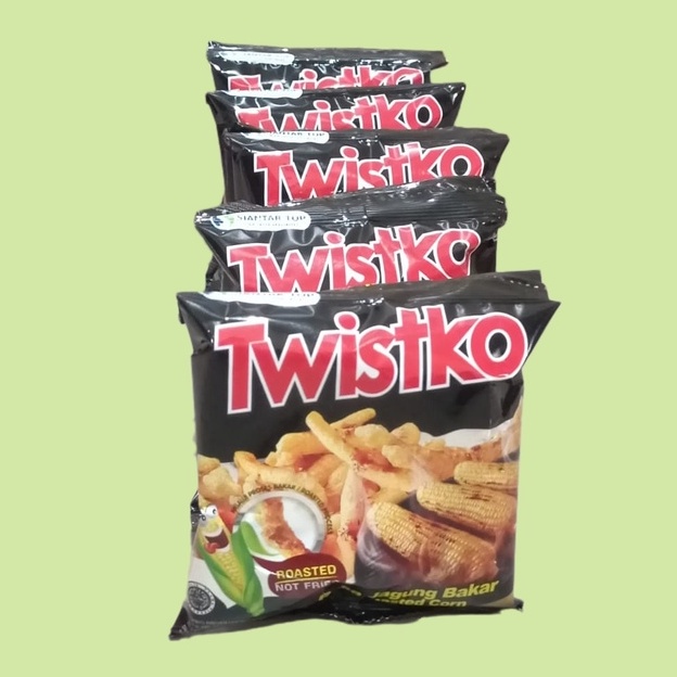 

A Siantar Top Twistko Jagung Bakar & Keju Snack 20Gr [10 Pcs/Pack]