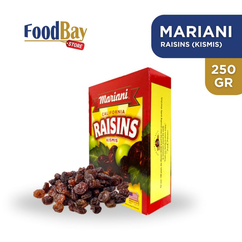 

A Mariani Raisins Kismis Hitam California Usa 250 Gr