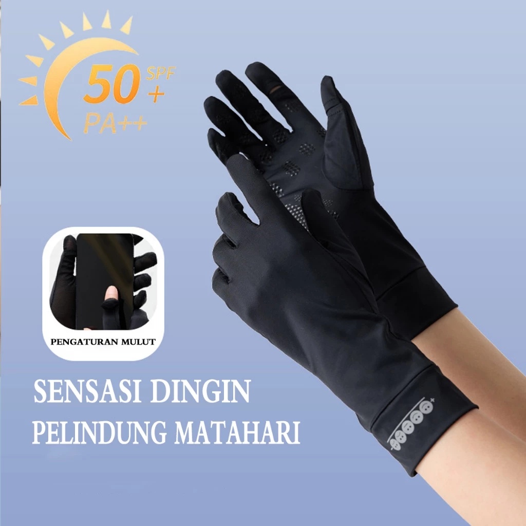 PROMO / Sarung Tangan Anti Uv Sarung Tangan Wanita Motor Sarung Tangan Uv Sarung Tangan Anti Uv