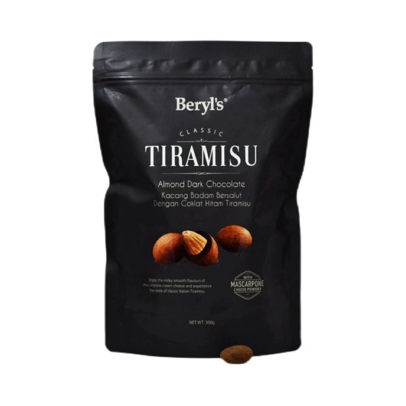 

A Beryls Tiramisu Almond Chocolate 300G Beryl'S Dark Chocolate 280G Beryls White Chocolate With