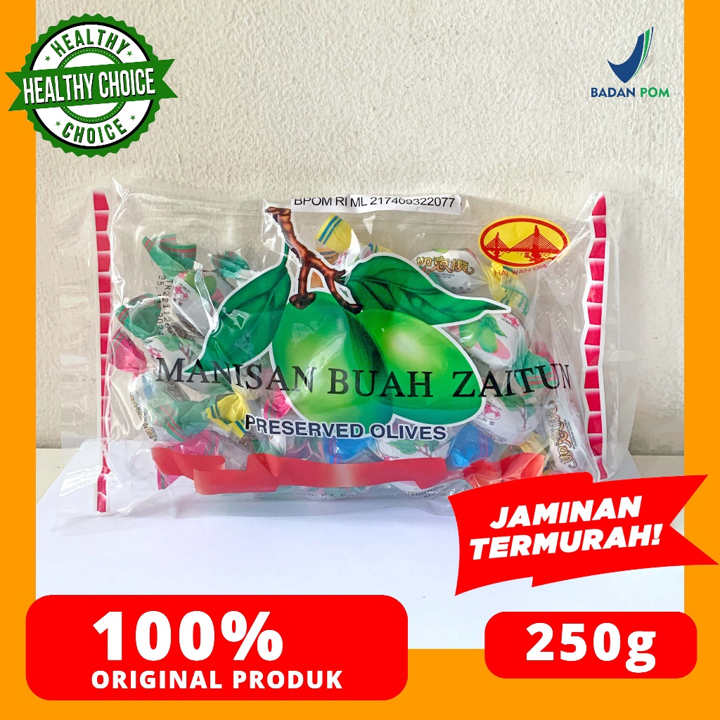 

A Manisan Buah Zaitun Preserved Olives Hai Wan Qiao 250G