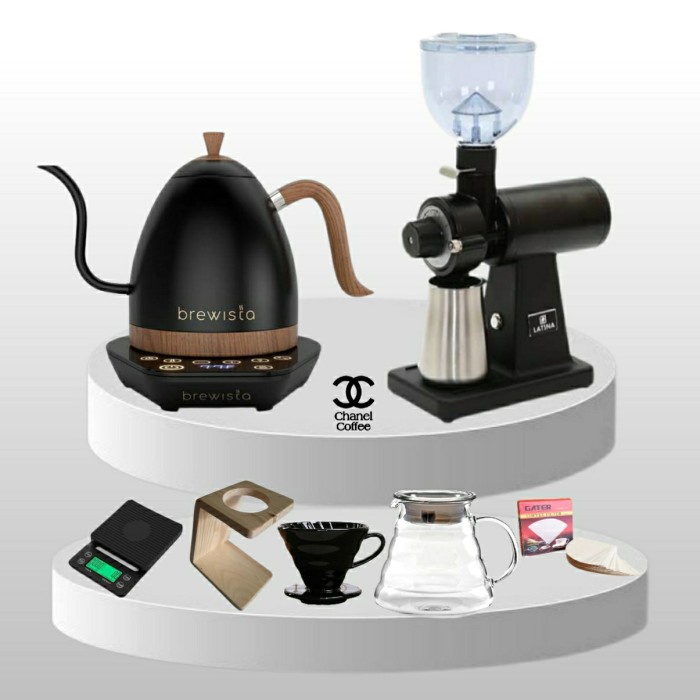 Paket Manual Brewing v60 / Alat kopi Manual Brew V60 lengkap