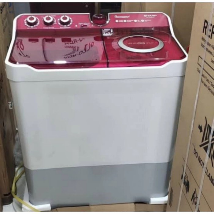terbaru- Mesin Cuci 2 Tabung SHARP EST 1090 Jumbo 10 KG Cuci Kering DolphinWave