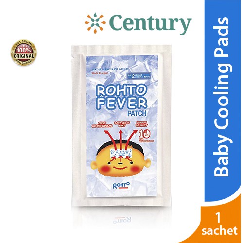 Rohto Fever Patch / Anak Panas / redakan demam meriang / plester kompres children / made in Jepang