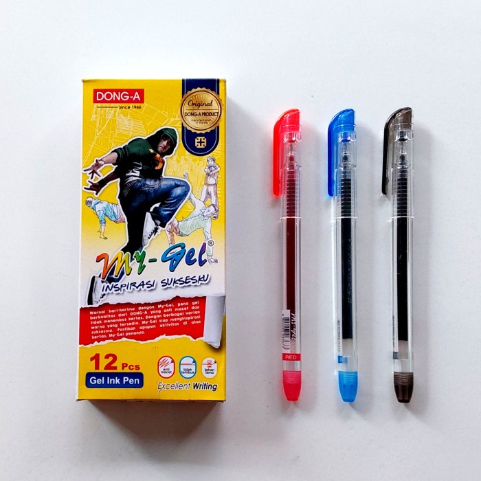 

Termurah Pen My Gell 0.5 Mm / Lusin ( 12 Pcs )