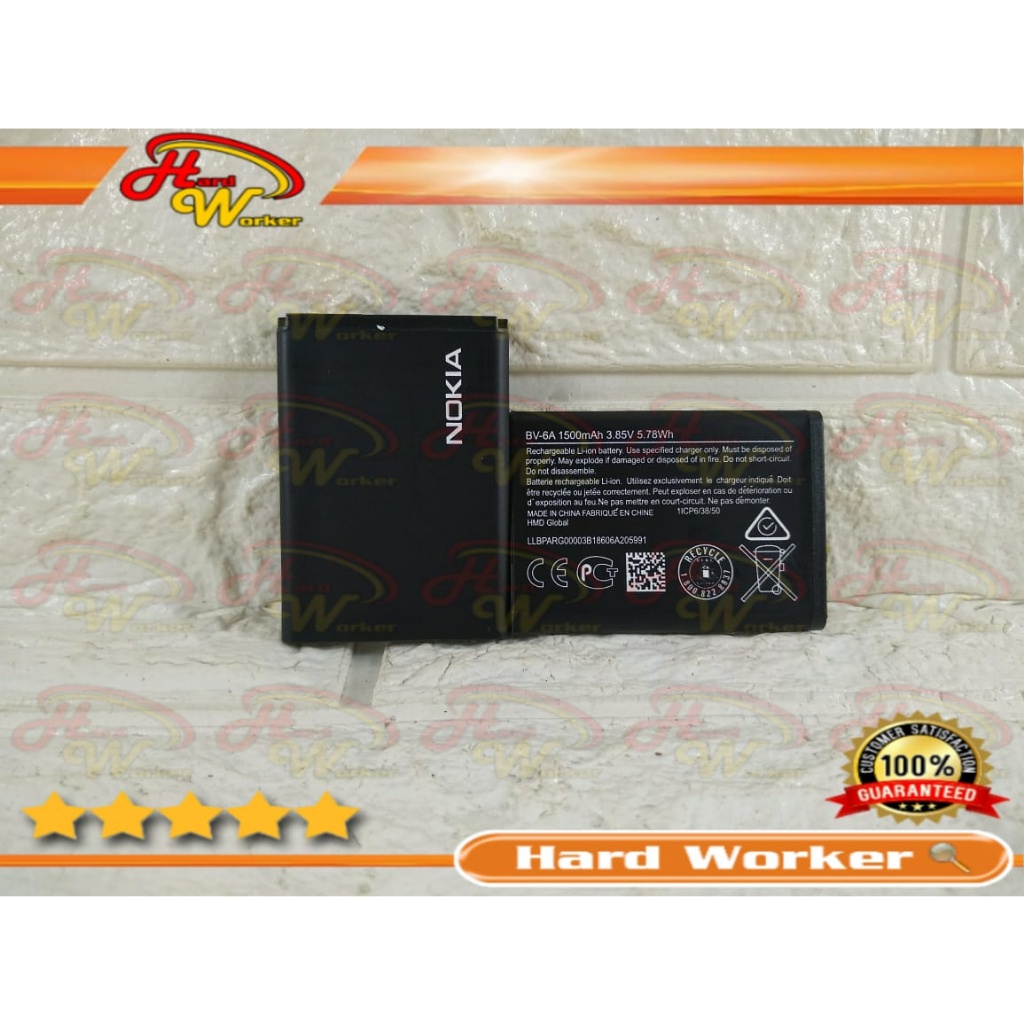 TerLengkapDong- Baterai Battery Batery Batre Original NOKIA 2720 Flip TA-1168 TA-1170 TA-1295 BV6A