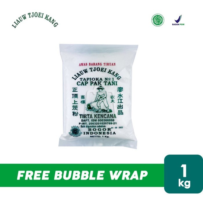 

(TopSeller) Tepung Tapioka / Sagu Tani Liaw Tjoei Kang (1 Kg)