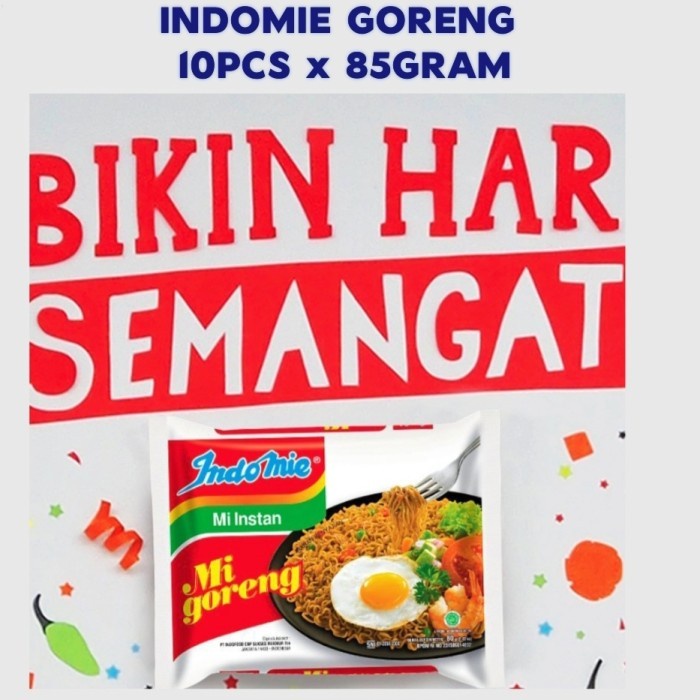 

(TopSeller) INDOMIE GORENG ISI 10PCS X 85GRAM
