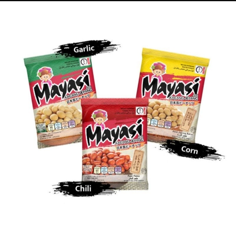 

A Mayasi Kacang Jepang Aneka Rasa Isi 10Pcs