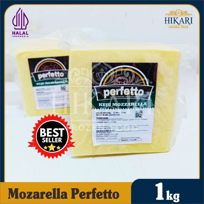 

(TopSeller) Keju Mozzarella Perfetto - Mozzarella Chesse 1kg