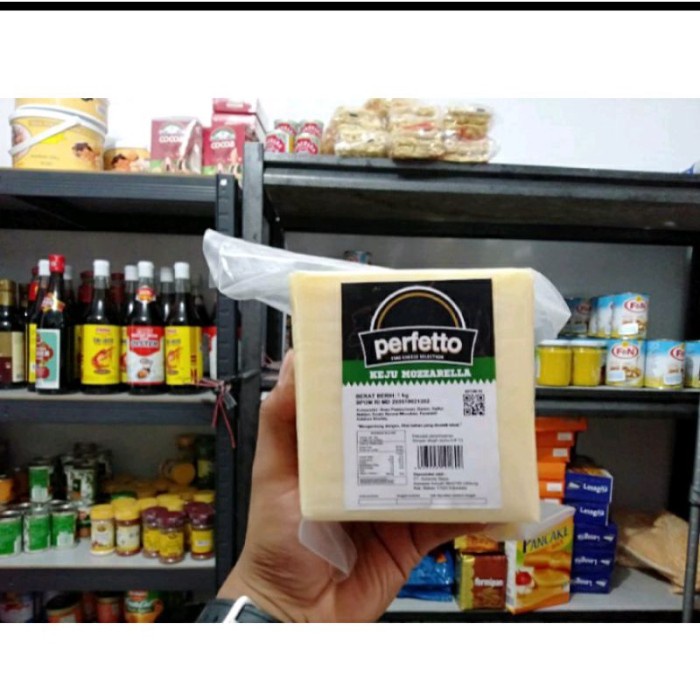 

(TopSeller) Keju Mozarella Perfetto 1kg/ Mozzarella Cheese perfetto 1kg Original