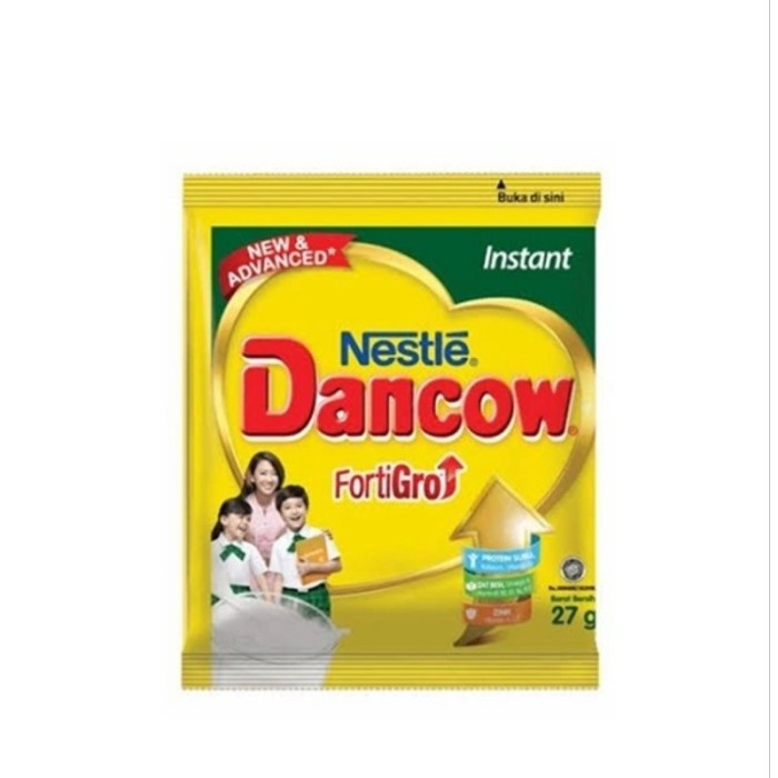 

(TopSeller) 10 pcs Dancow Fortigro putih & coklat renceng