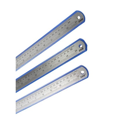 

Penggaris Besi Stainless Steel 30/50/100Cm Ruler Penggaris Multifungsi Mistar Penggaris Baja Alat