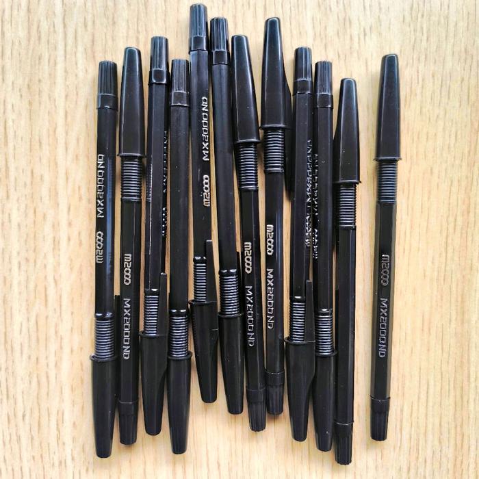 

Pulpen Mx2000Nd Warna Hitam 0.7Mm 1 Pak Isi 12 Pcs - Bolpen Stationery