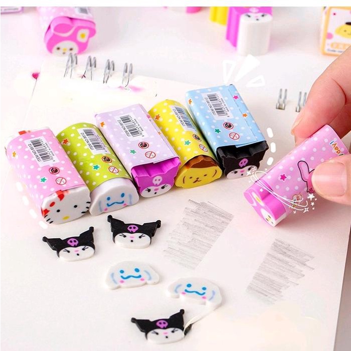 

Penghapus Pensil Karakter Sanrio Kuromi Melody
