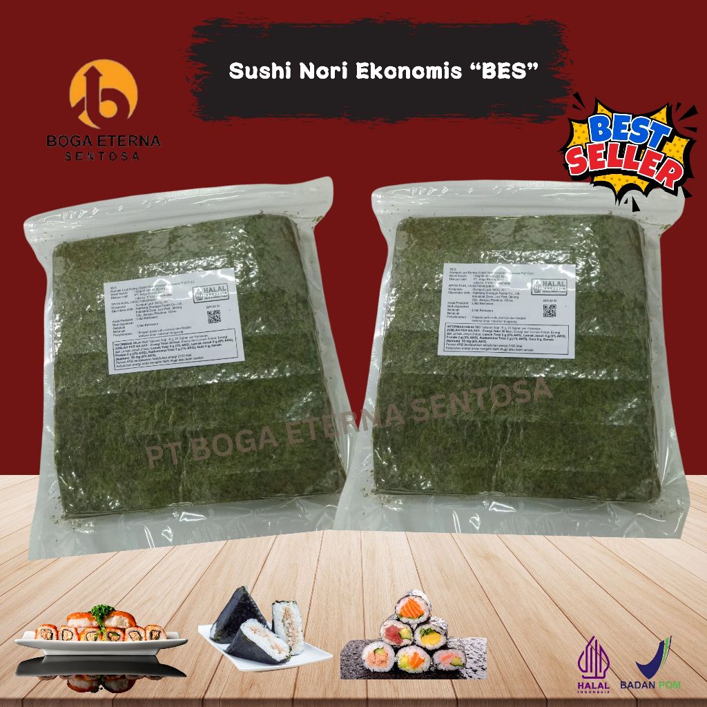 

A Sushi Nori Roasted Seaweed Isi 50 Lembar ( Sushi / Gimbap ) ( Murah! ) Halal